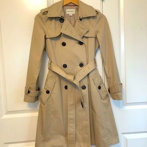 Khaki Trench, XS, EUC, Non-smoking home